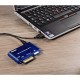 Hama 00055348 35in1 USB 2.0 Multi Card Reader, SD/CF/MS/xD/SM, blue
